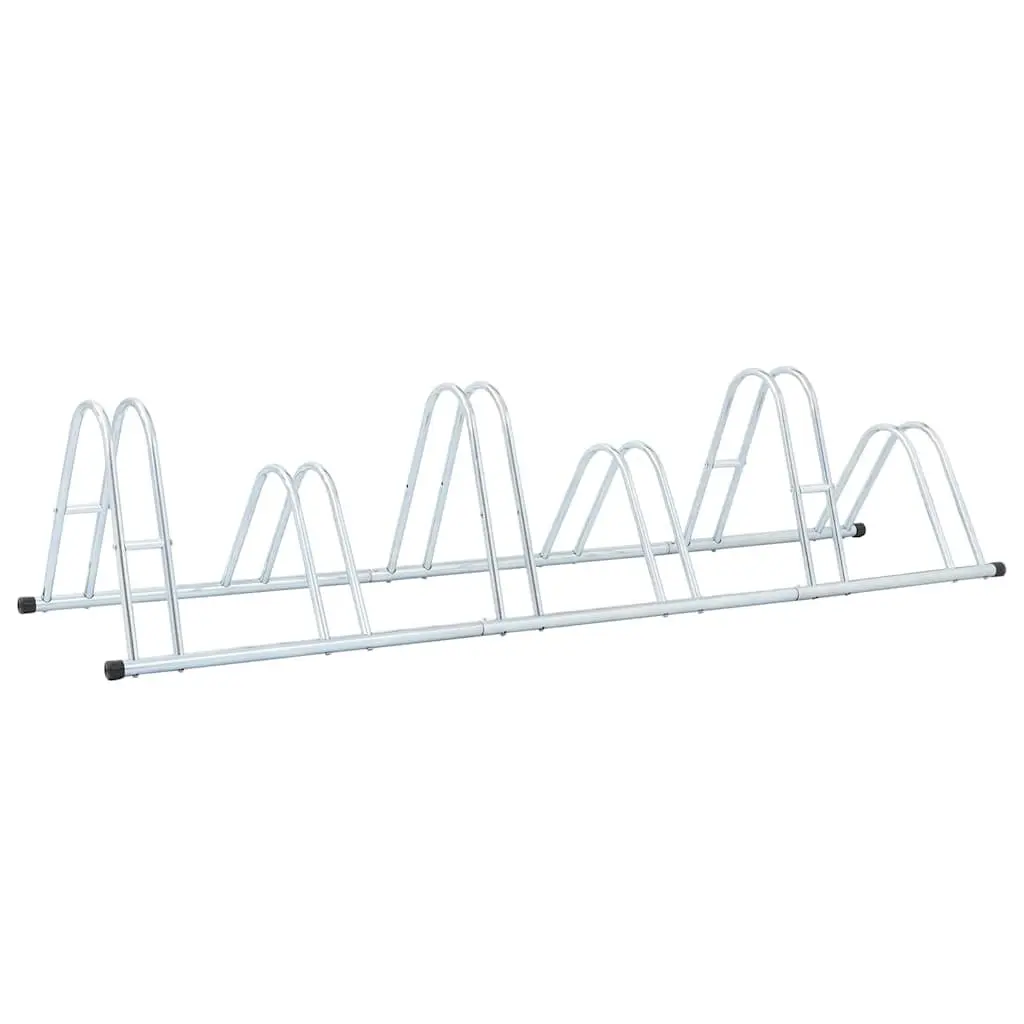 Bicycle Stand for 6 Bikes Floor Freestanding Storage Rack Space Saving Parking