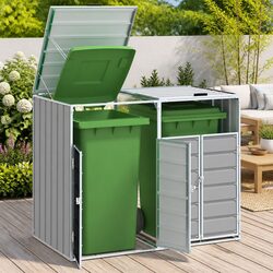 Double Wheelie Bin Storage