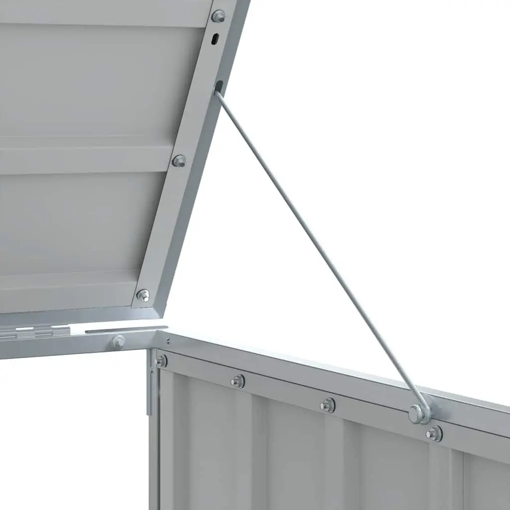 Wheelie Bin Storage Grey Double Bins Outdoor Container Enclosure Steel