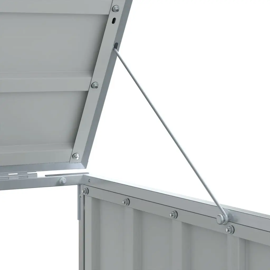 Wheelie Bin Storage Anthracite Triple Bins 216x81x115 cm Powder-Coated Steel Garden