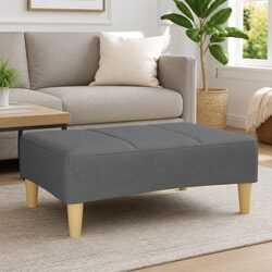 Dark Grey Footstool: Compact and Sturdy for Any Room