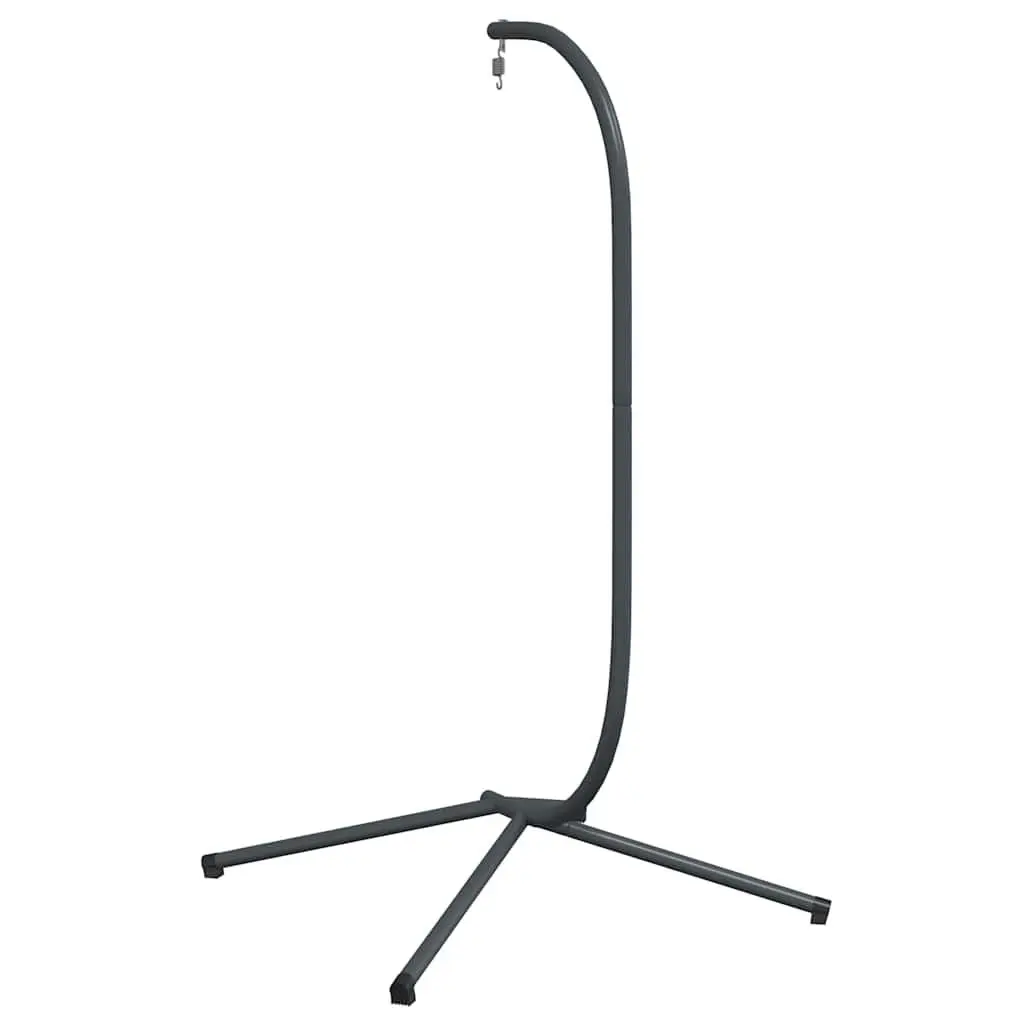 Hanging Egg Chair Stand Steel Frame Outdoor Porch Swing Support Anthracite