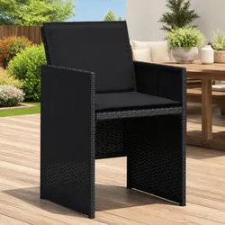 Compact and Durable Garden Chairs Set of 4 for Outdoors