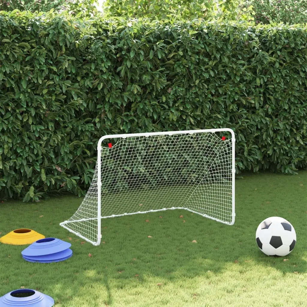 Soccer Goal White 122x81x81 cm Portable Training Football Gate