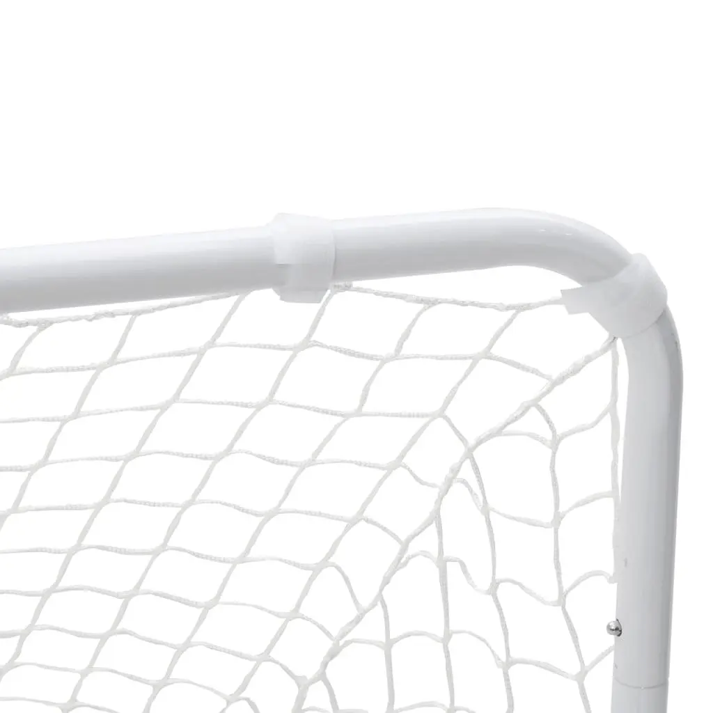 Soccer Goal White 122x81x81 cm Portable Training Football Gate