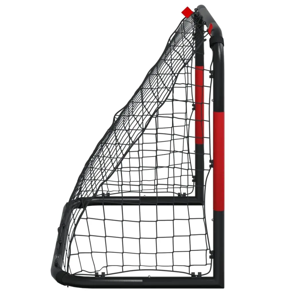 Soccer Goal Black 90 x 48 x 71 cm Durable Polyester Net for Training and Games