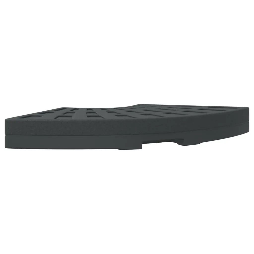 Parasol Base Weight Black 20kg with Handle for Cross Stand Umbrellas