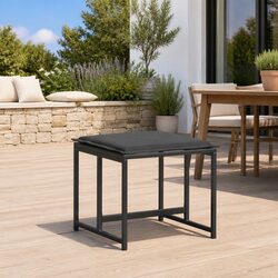Outdoor Garden Stool Set of 4 with Cushions for Comfort