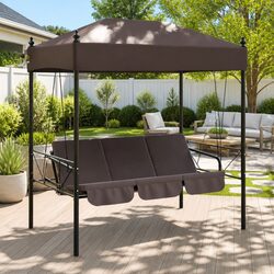 Garden Swing Bench with Canopy for Outdoor Fun