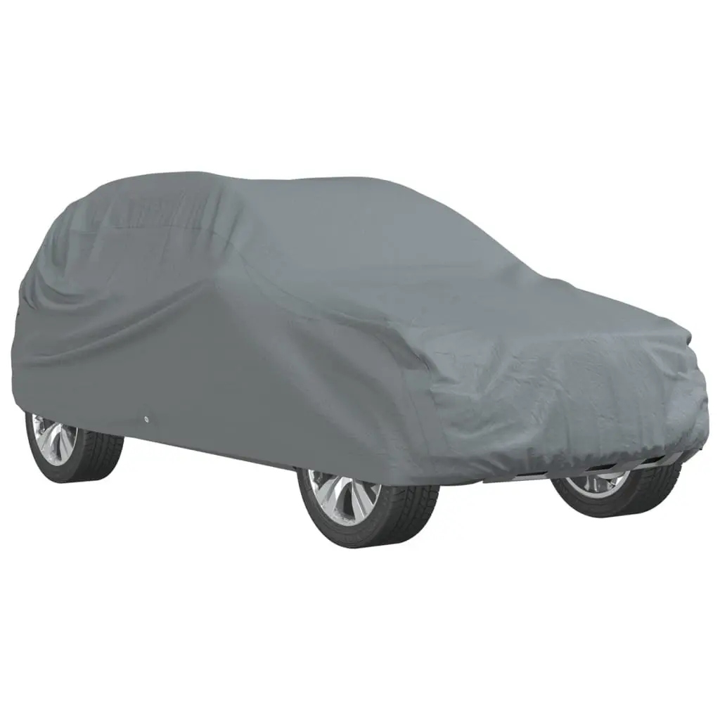 SUV Car Cover Grey M Non-Woven Fabric Windproof Storage Protection