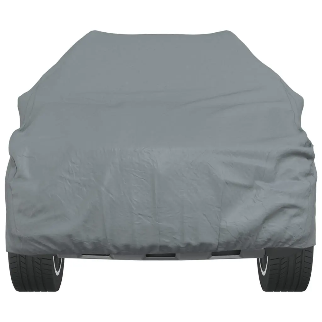 SUV Car Cover Grey M Non-Woven Fabric Windproof Storage Protection