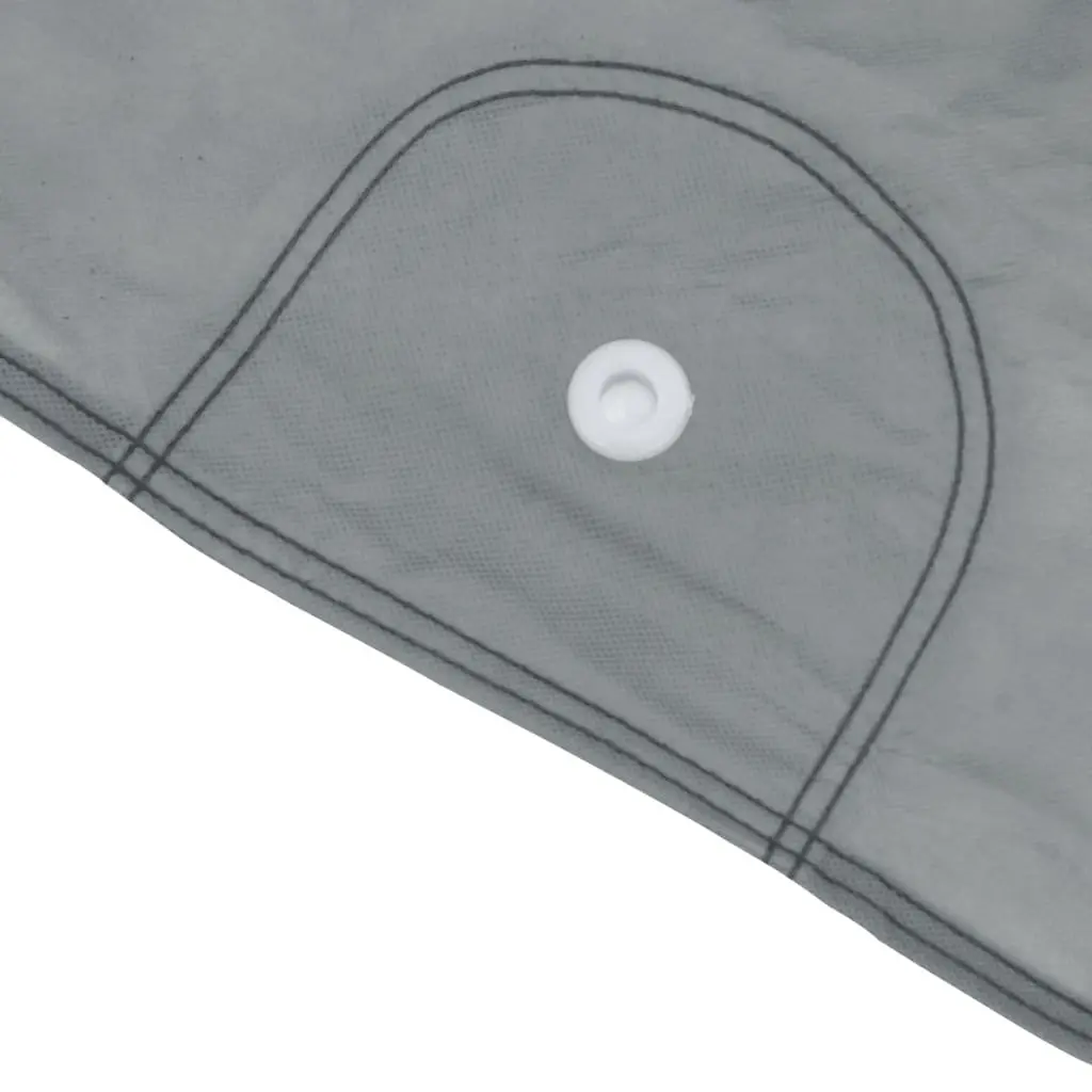 Grey SUV Car Cover Large Non-Woven Fabric Breathable Windproof with Storage Bag