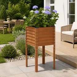 Steel Garden Planter Box - Compact Yet Spacious Design