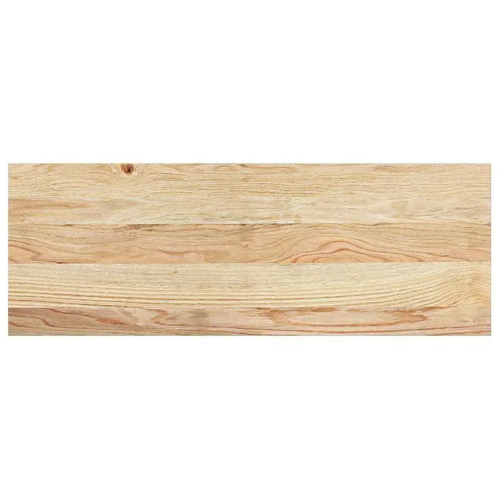 Window Sill Brown 70x25x2 cm Solid Oak Wood Untreated Natural Display Ledge Pair