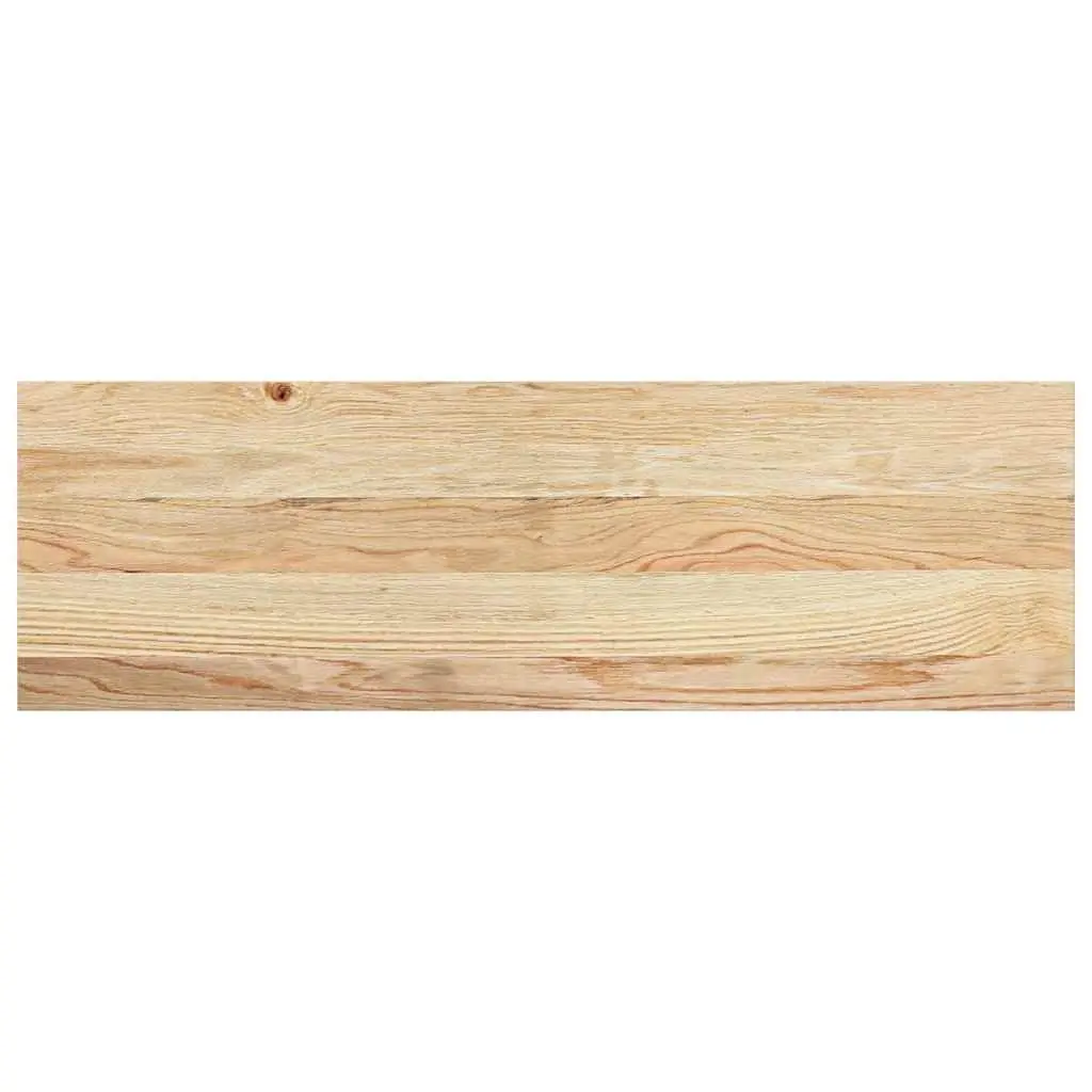 Window Sills Brown Solid Oak Wood Untreated 80x25x2 cm Interior Ledge 2 Piece