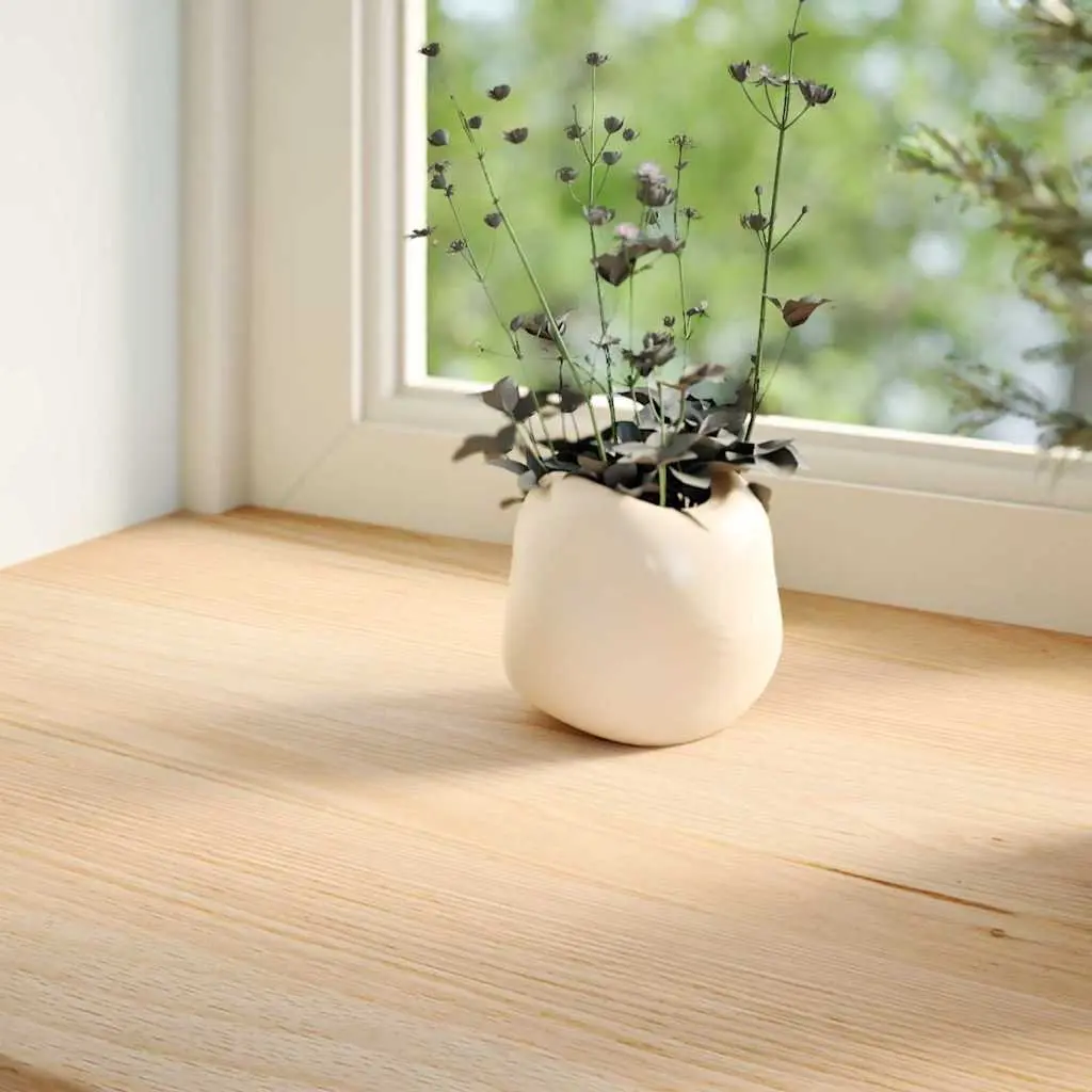 Window Sills 2 pcs Untreated Solid Wood Oak 70x30x2 cm Brown Natural Ledge