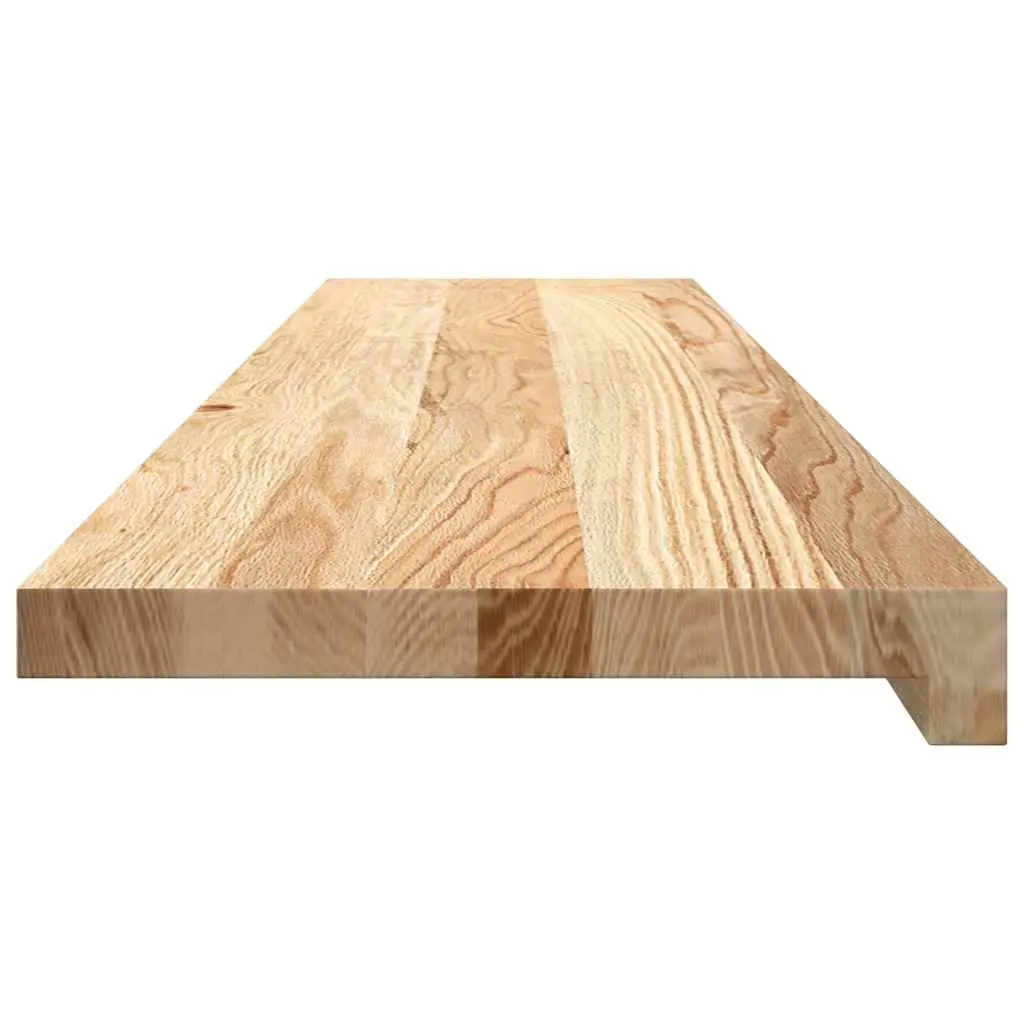 Window Sills Brown 110x30x2cm Solid Oak Untreated Surface 2 Piece