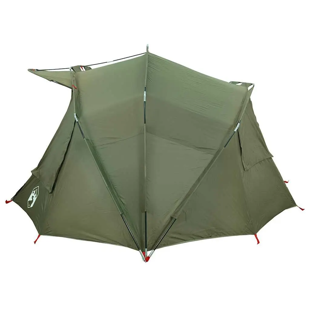 Fishing Tent Green 5-Person Waterproof Outdoor Shade Lightweight Quick Setup