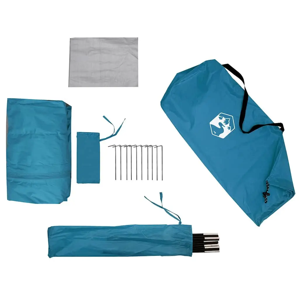 Shower Tent Blue Waterproof Portable Changing Room for Camping Privacy