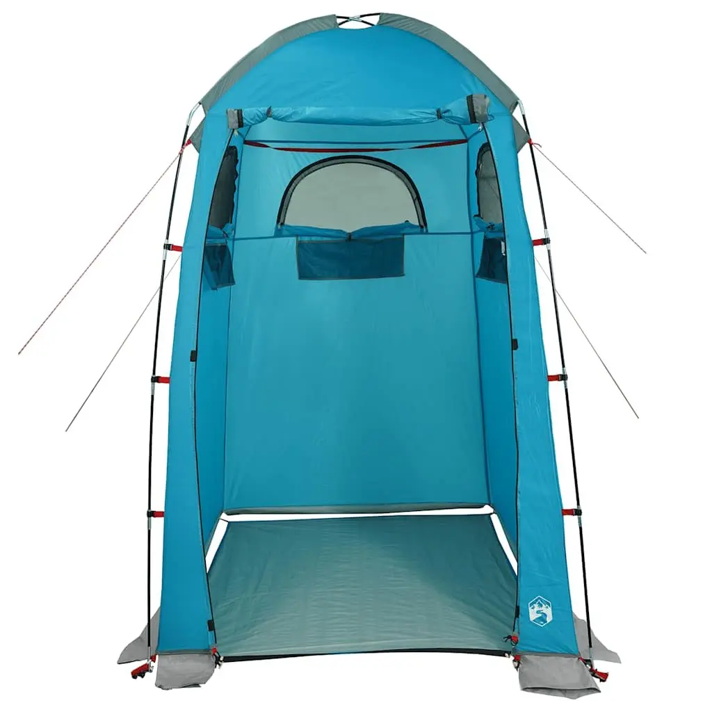 Shower Tent Blue Waterproof Portable Changing Room for Camping Privacy