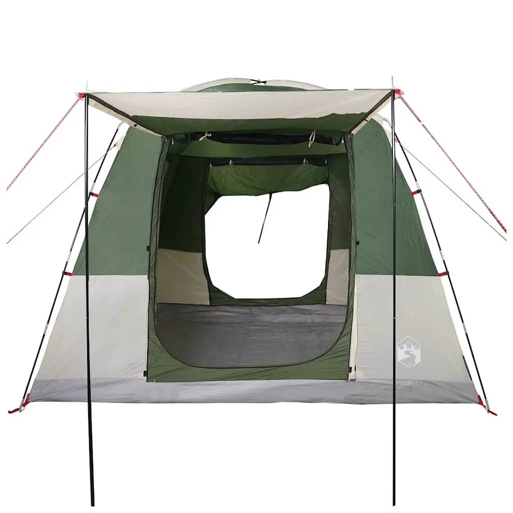 Car Tent 4-Person Green Waterproof Camping Tent with Easy Setup and E-Port