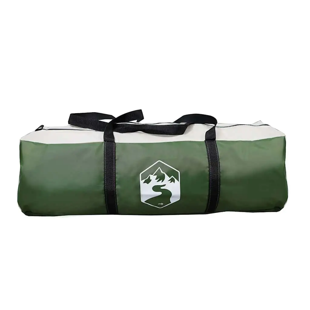 Car Tent 4-Person Green Waterproof Camping Tent with Easy Setup and E-Port