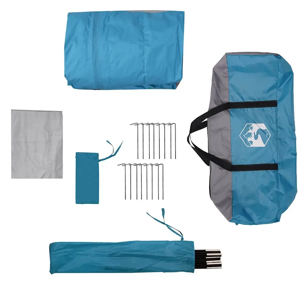 Car Tent Blue 4-Person Waterproof Vehicle Shelter for Camping Hiking Road Trip
