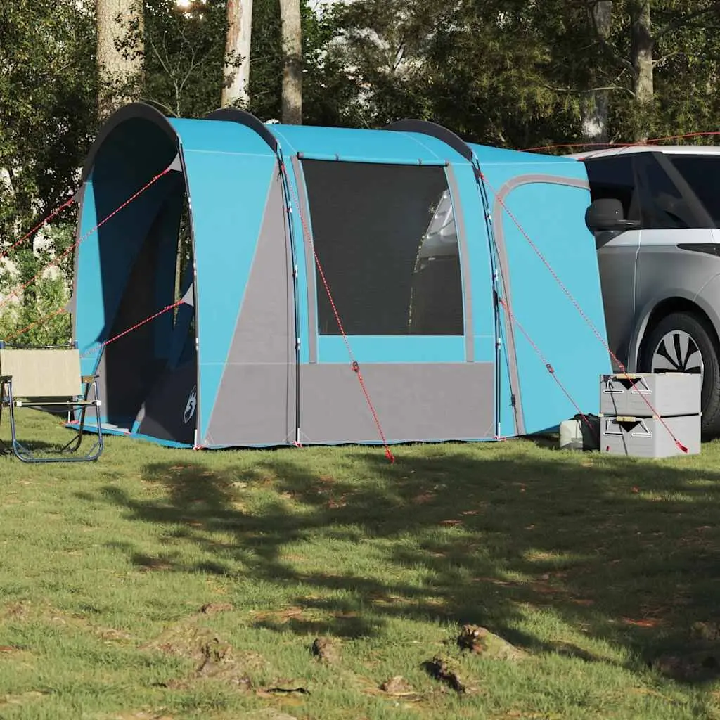 Car Tent Blue 4-Person Waterproof Vehicle Shelter for Camping Hiking Road Trip