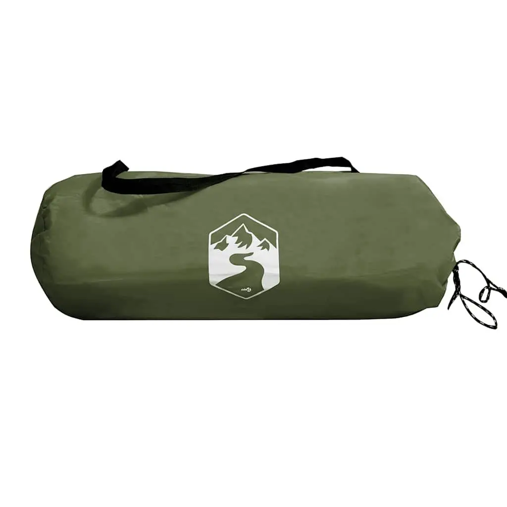 Camping Tent Olive Green 2-Person Waterproof Mesh Ventilation Mosquito Protection