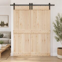 Compact 200cm Sliding Door Hardware System