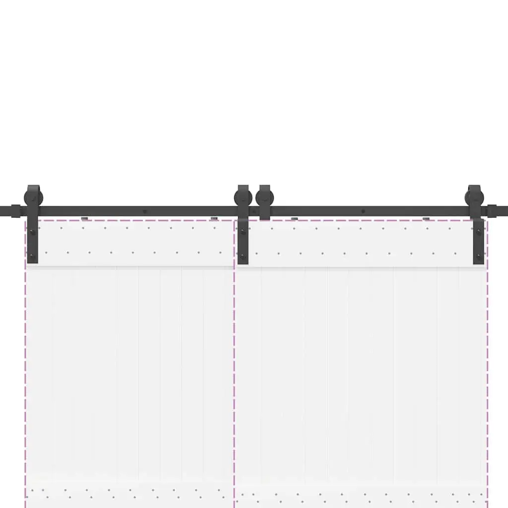 200cm Sliding Door Hardware System