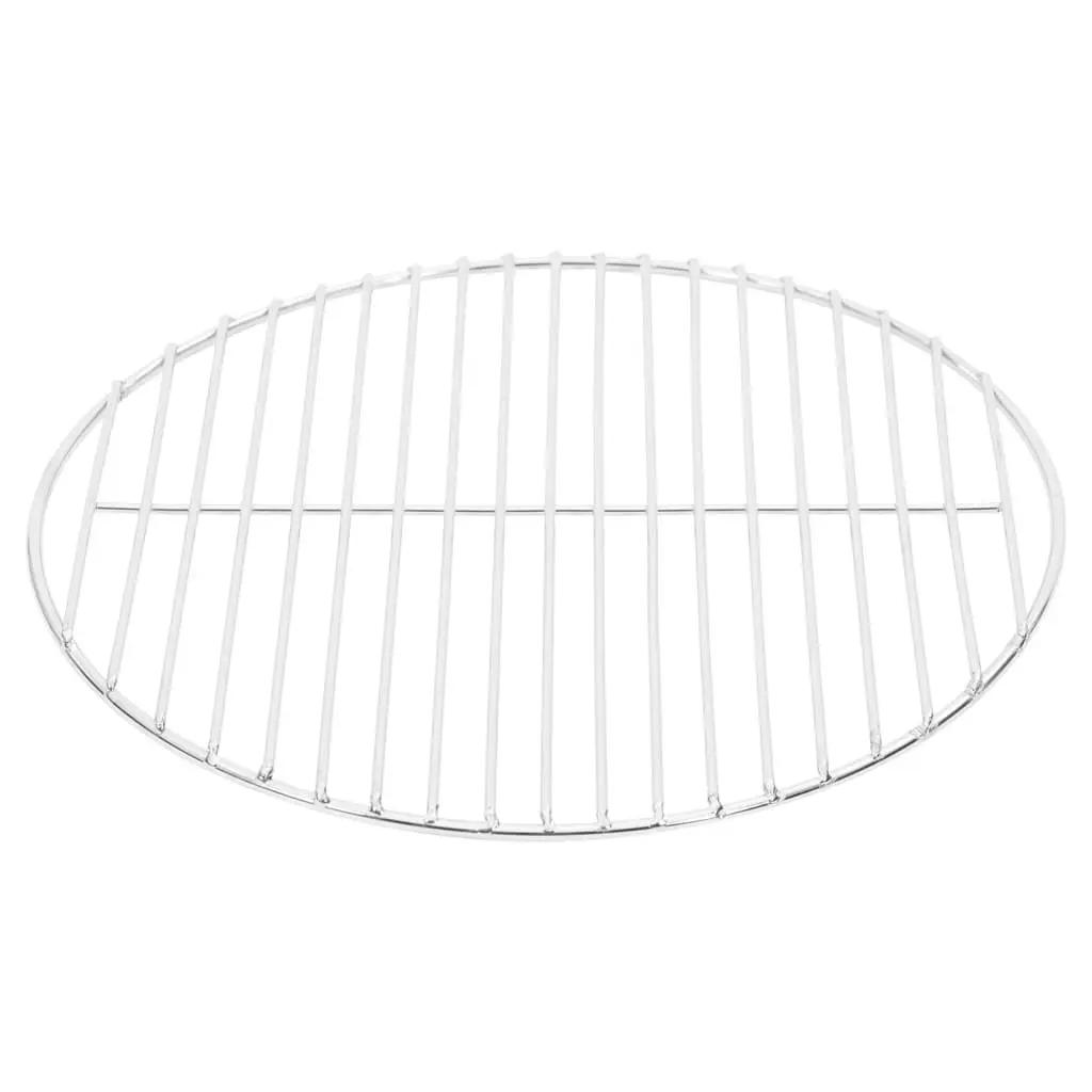 Round Grill Grate 37cm Stainless Steel Portable Barbecue Cooking Surface for Charcoal Kettle Fire Bowl