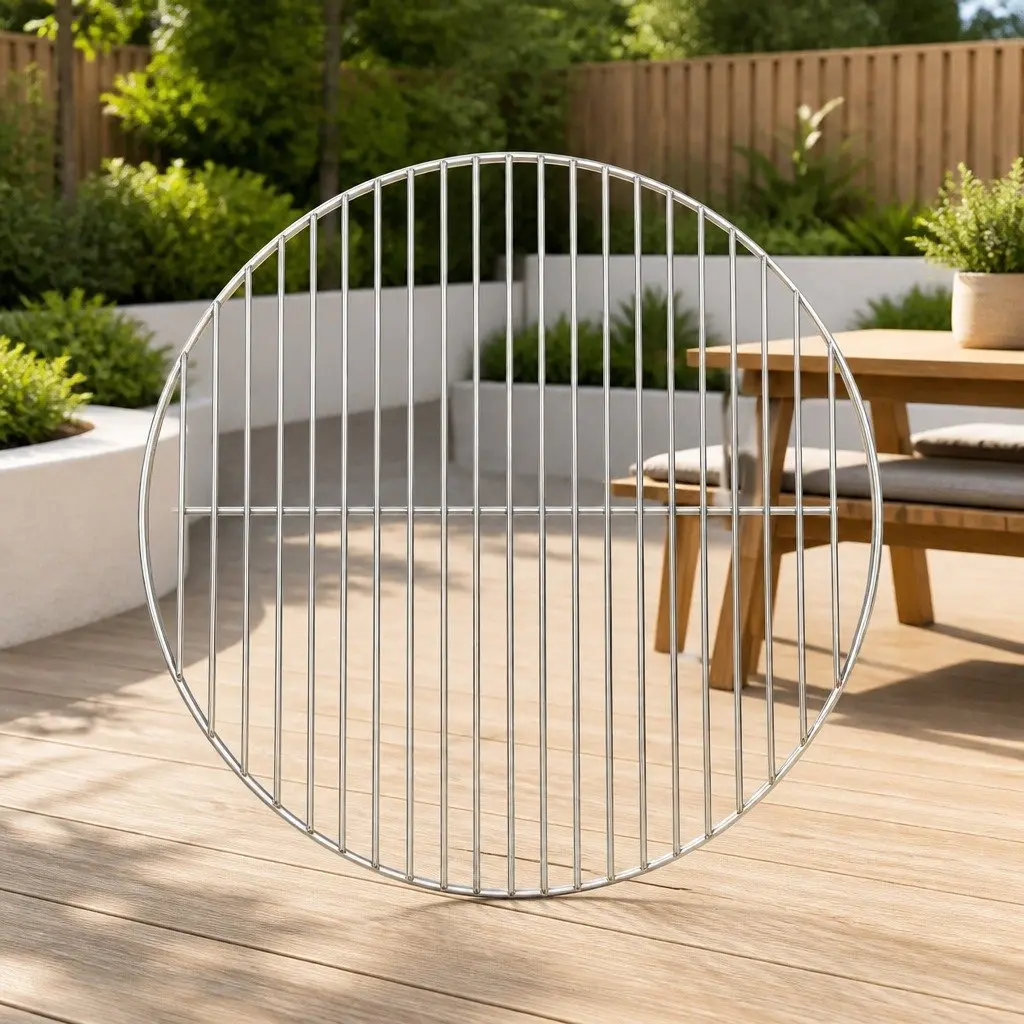 Round Grill Grate Ø44.5cm Stainless Steel BBQ Grate Charcoal Kettle Grill