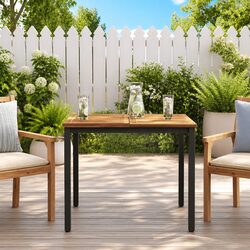 Concise Outdoor Table: Durable and Stylish 90x90x75cm