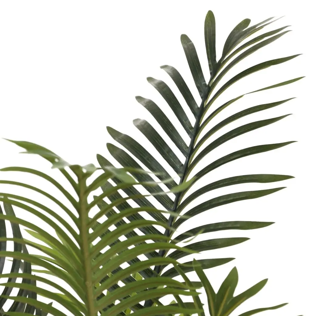 Artificial Palm Tree Green 80cm Adjustable Trunk Realistic Leaves