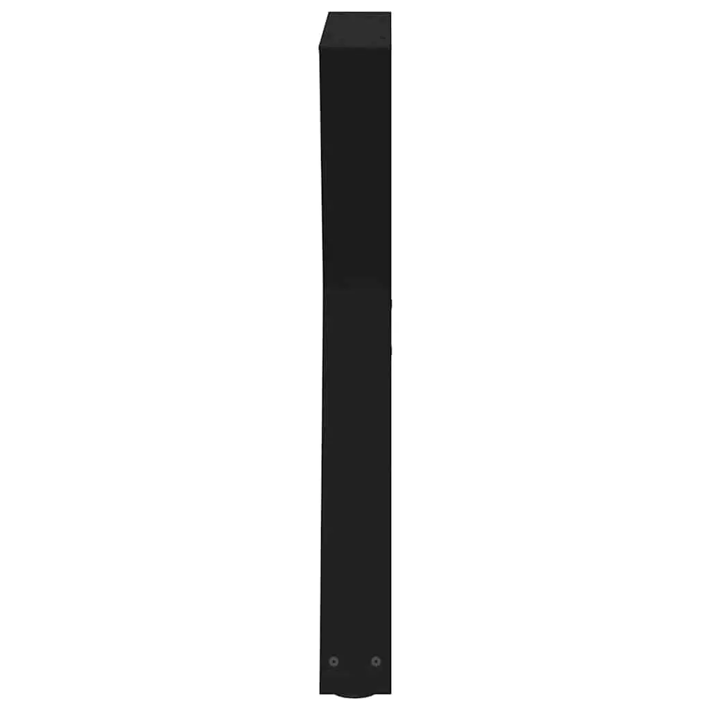 Dining Table Legs Black 70x72-73.3cm Steel Adjustable Feet Levellers