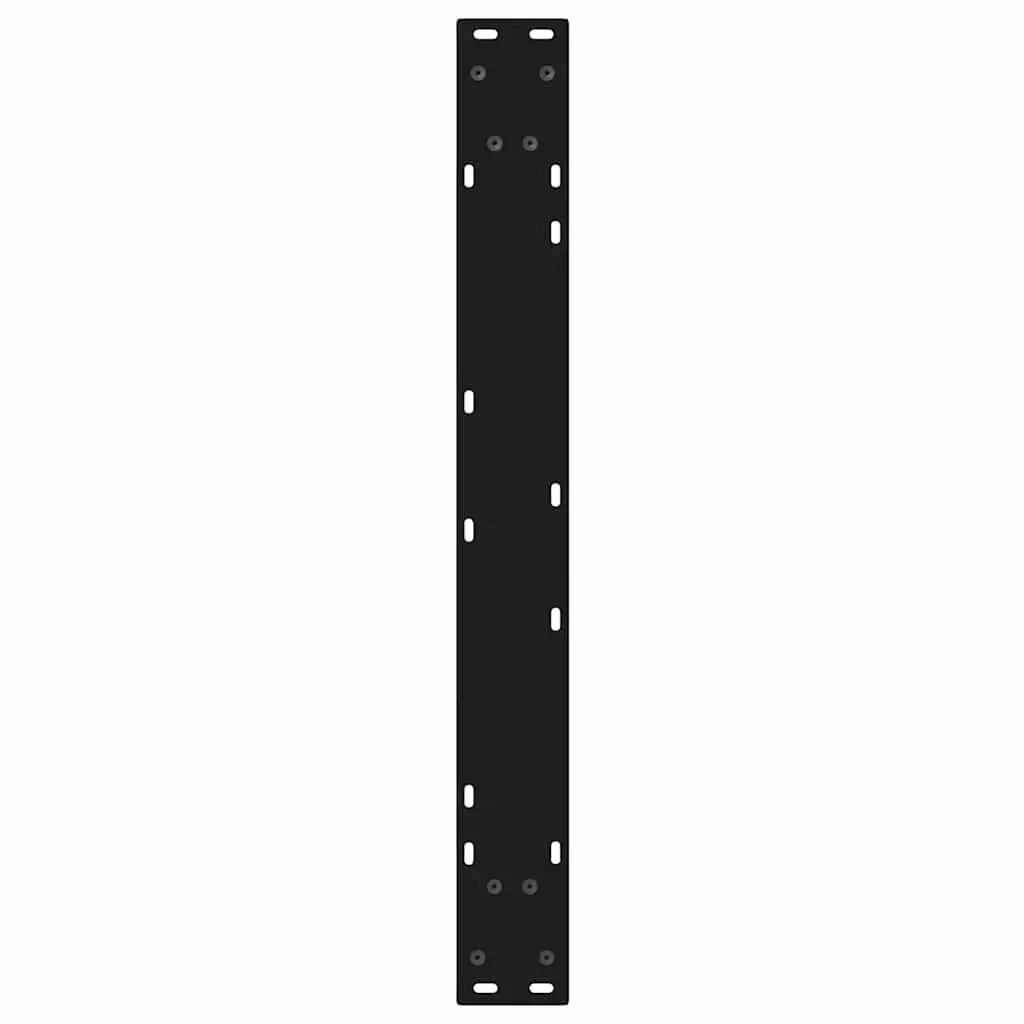 Dining Table Legs Black 70x72-73.3cm Steel Adjustable Feet Levellers