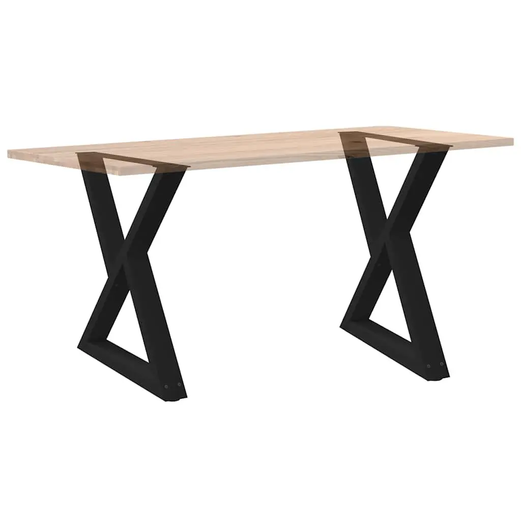 Dining Table Legs Black 70x72-73.3cm Steel Adjustable Feet Levellers