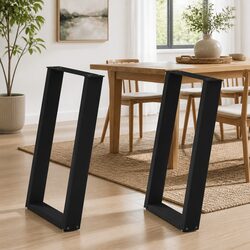 Friendly U-Shaped Table Legs for Your Dining Room