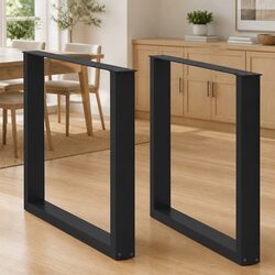 U-Shaped Steel Table Legs - Perfect Support for Your Dining Room
