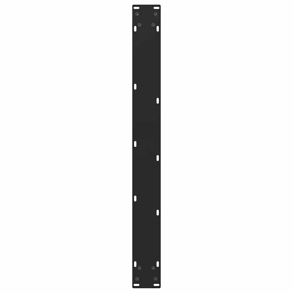Dining Table Legs Black Steel Adjustable Levelers 80x72-73cm Support