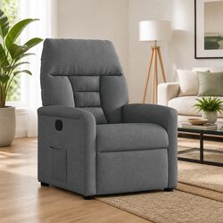 Compact and Comfortable Grey Recliner Chair