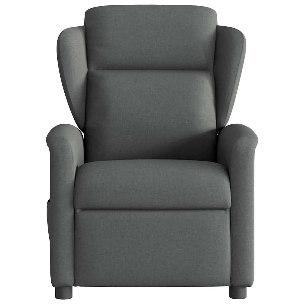 Grey Fabric Massage Recliner Chair