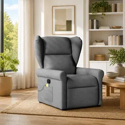 Concise Overview of Grey Massage Recliner Chair