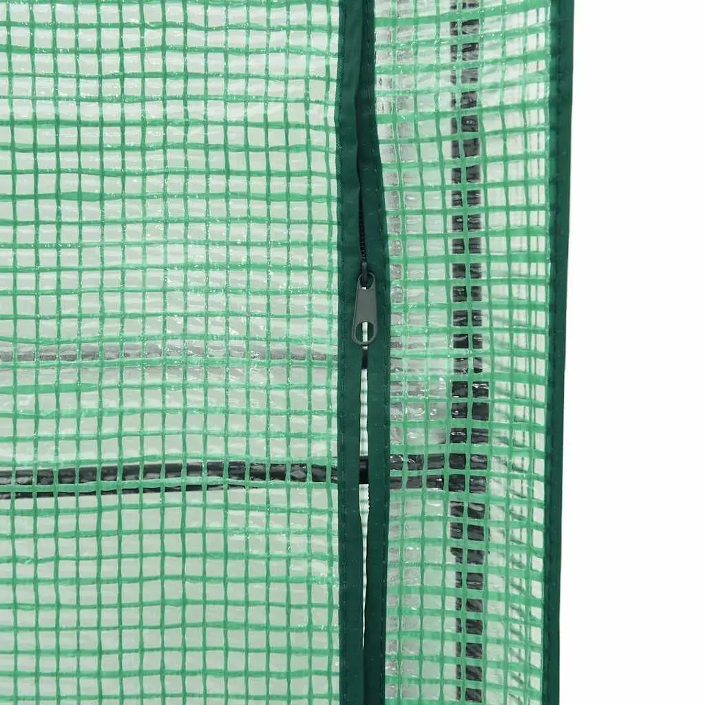 Raised Bed Greenhouse Cover Grey 160x40x123cm Water-Resistant Polyethylene Rattan Look