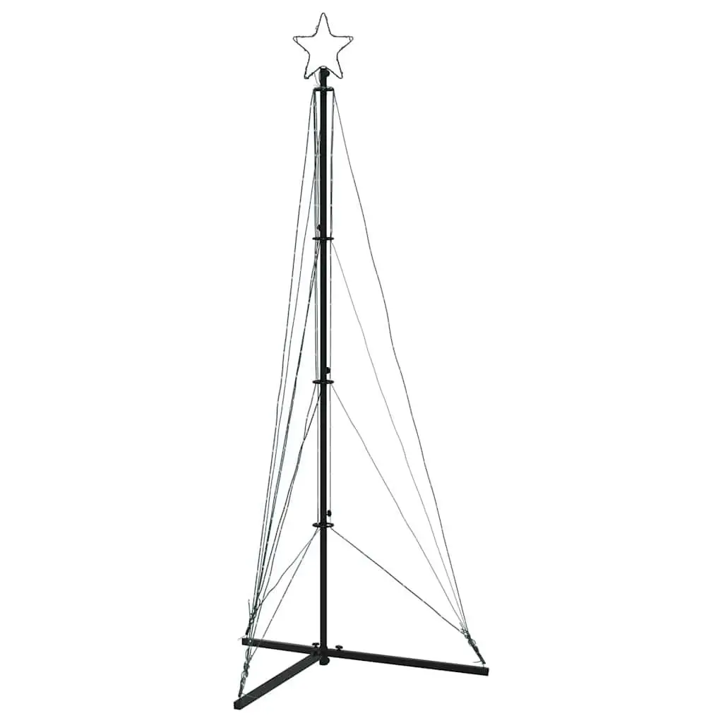 LED Christmas Tree Warm White 182cm 363 Lights 8 Lighting Effects Indoor Outdoor