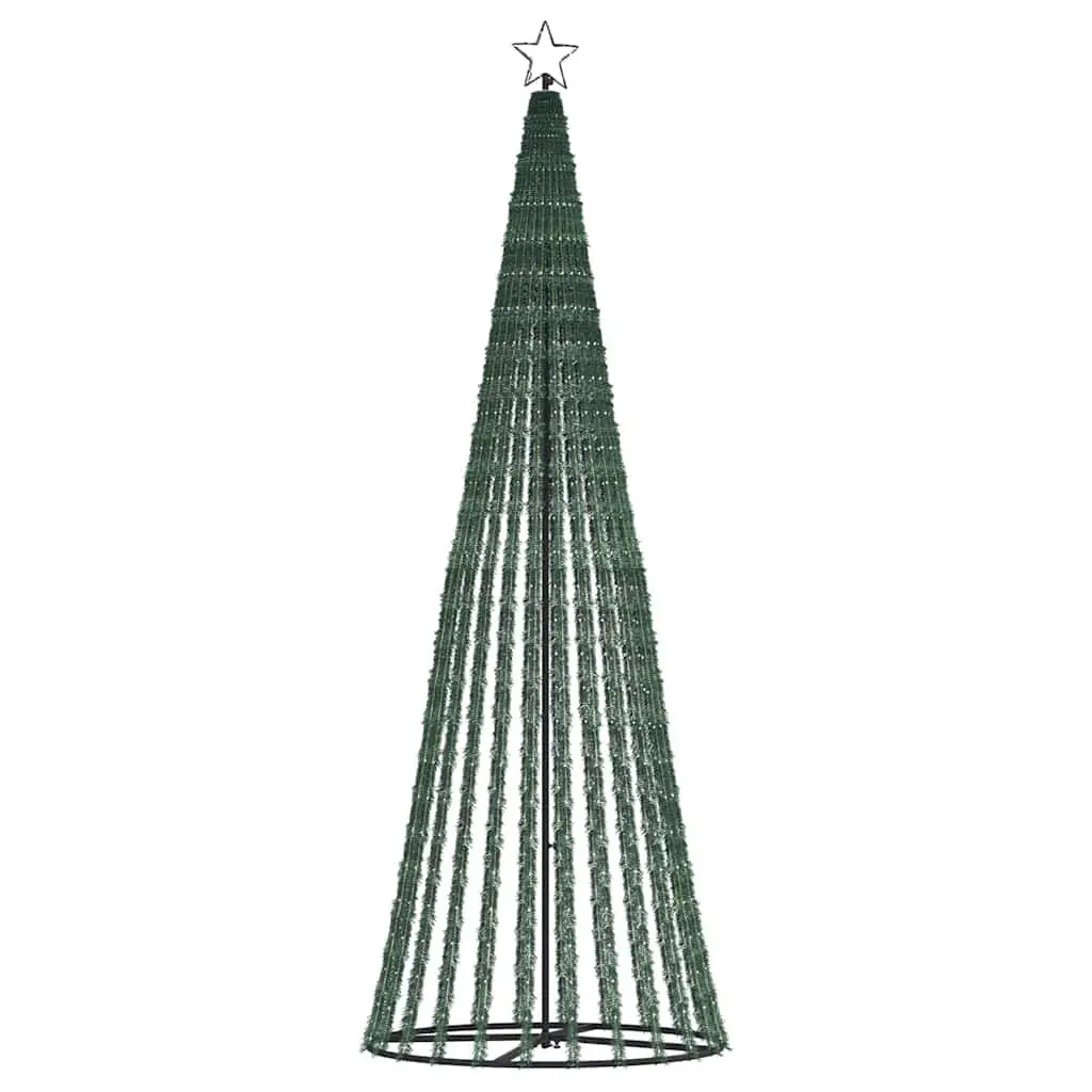 LED Christmas Tree White 300cm 570 Warm White Lights 8 Effects