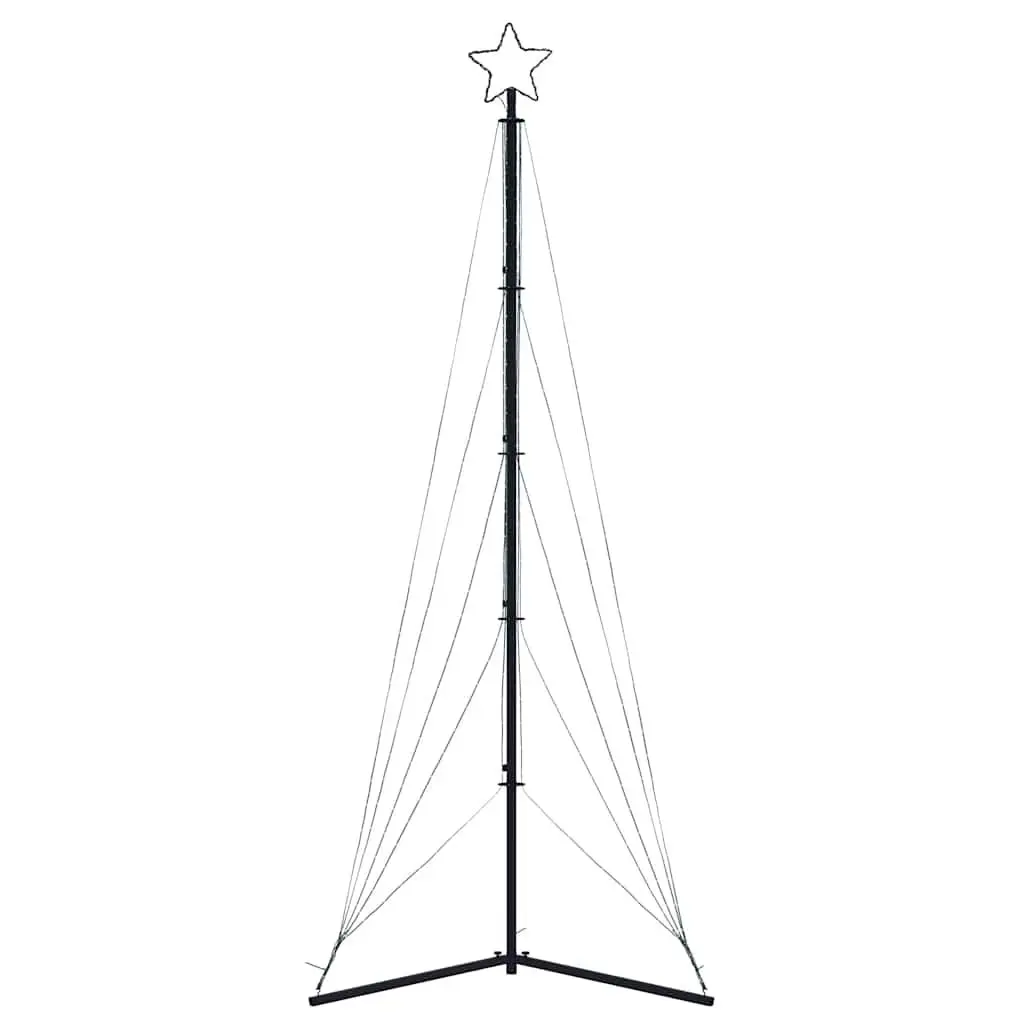 LED Christmas Tree Warm White 302cm 525 Lights 8 Effects Indoor Outdoor
