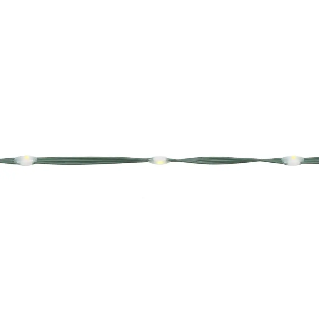 LED Christmas Tree Cold White 240cm 447 Lights 8 Effects Indoor Outdoor