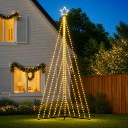 LED Christmas Tree with 570 Lights for Holidays